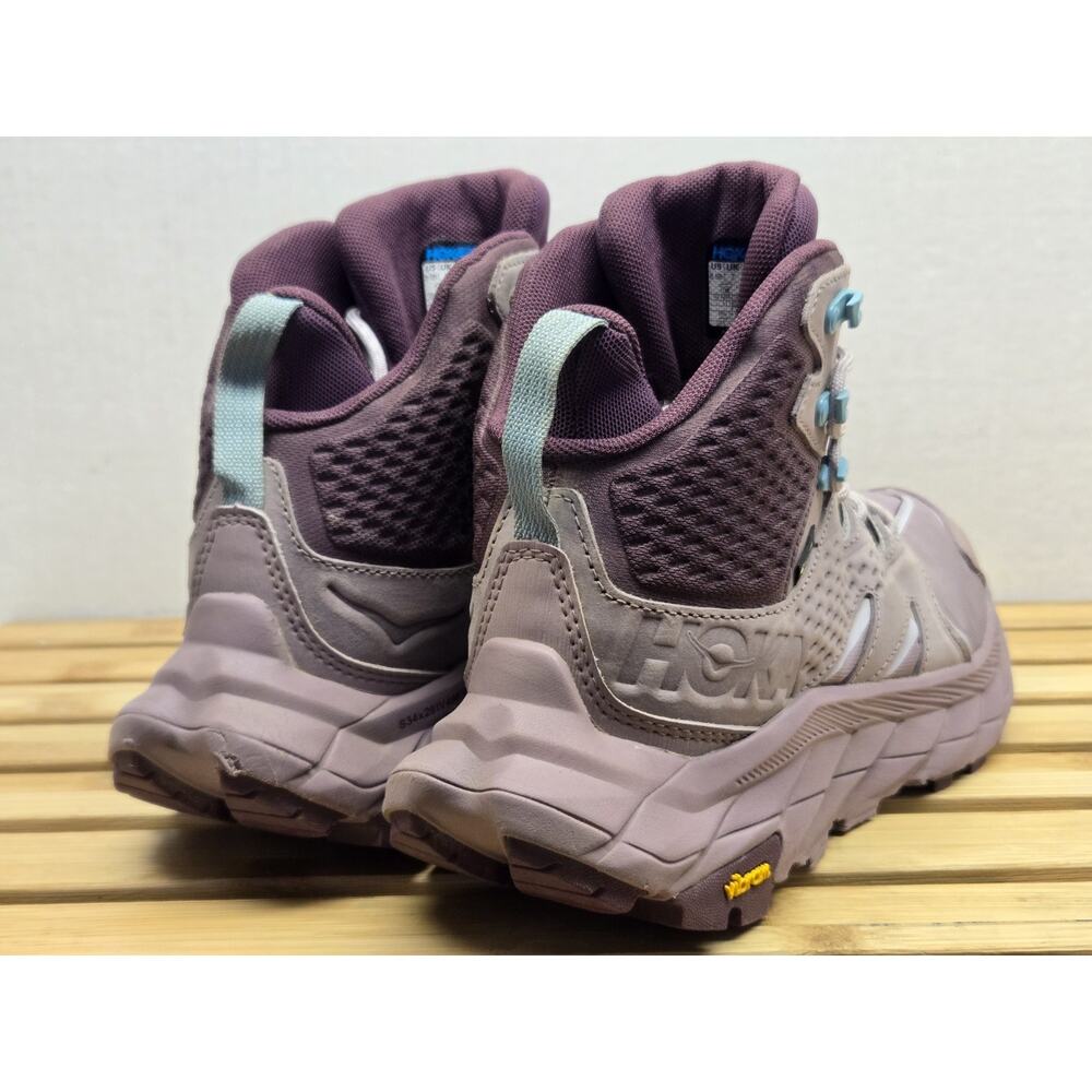 Hoka One Womens Purple Anacapa Mid GTX Gore-Tex Boots Size 8.5B - Picture 3 of 12